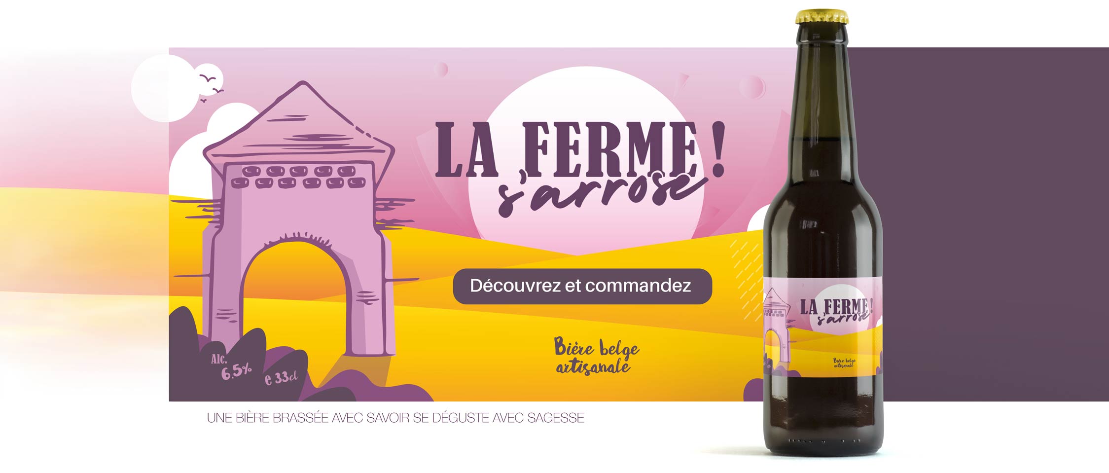 Vue de la Ferme Rose